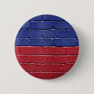 Bóton Redondo 5.08cm Bandeira de Haiti