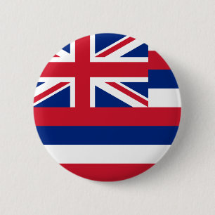 Bóton Redondo 5.08cm Bandeira de Havaí