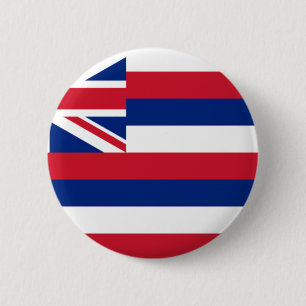 Bóton Redondo 5.08cm Bandeira de Havaí