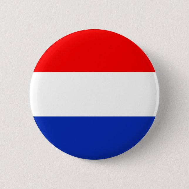 Bóton Redondo 5.08cm Bandeira de Holland (Frente)