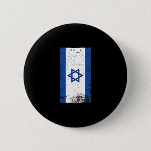 Bóton Redondo 5.08cm Bandeira de Israel Sionismo Patriótico Orgulho Jud