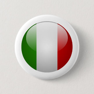 Bóton Redondo 5.08cm Bandeira de Italia