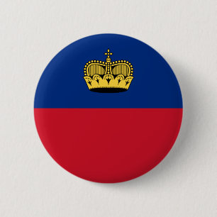 Bóton Redondo 5.08cm Bandeira de Liechtenstein