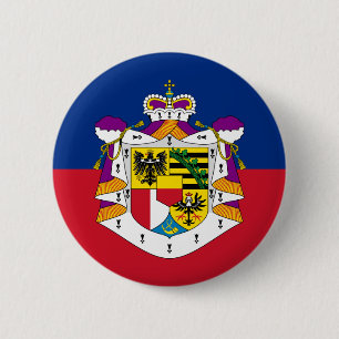 Bóton Redondo 5.08cm Bandeira de Liechtenstein (estado), Liechtenstein