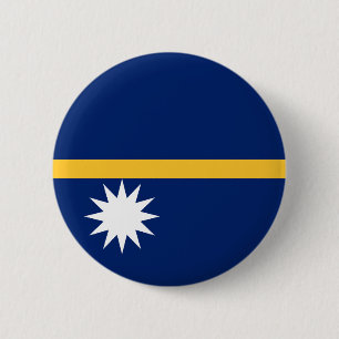 Bóton Redondo 5.08cm Bandeira de Nauru