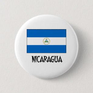 Bóton Redondo 5.08cm Bandeira de Nicarágua