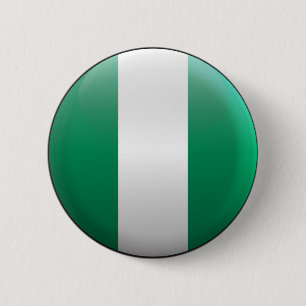 Bóton Redondo 5.08cm Bandeira de Nigéria