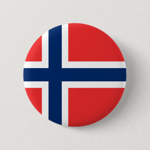 Bóton Redondo 5.08cm Bandeira de Noruega