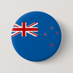 Bóton Redondo 5.08cm Bandeira de Nova Zelândia