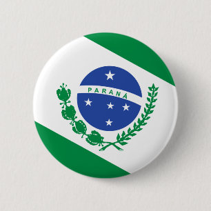 Bóton Redondo 5.08cm Bandeira de Parana, Brasil