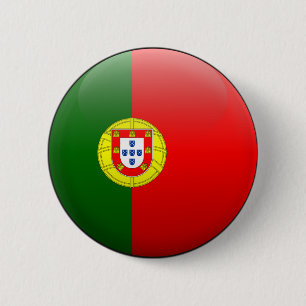 Bóton Redondo 5.08cm Bandeira de Portugal