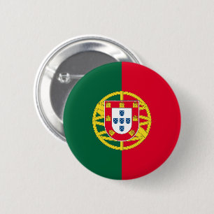 Bóton Redondo 5.08cm Bandeira de Portugal para feriado no Dia de Portug