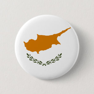 Bóton Redondo 5.08cm Bandeira de Republic of Cyprus