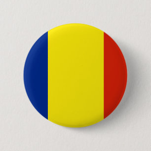 Bóton Redondo 5.08cm Bandeira de Romania