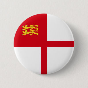 Bóton Redondo 5.08cm Bandeira de Sark