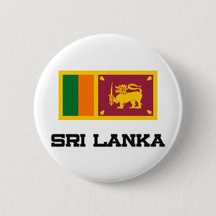 Bóton Redondo 5.08cm Bandeira de Sri Lanka
