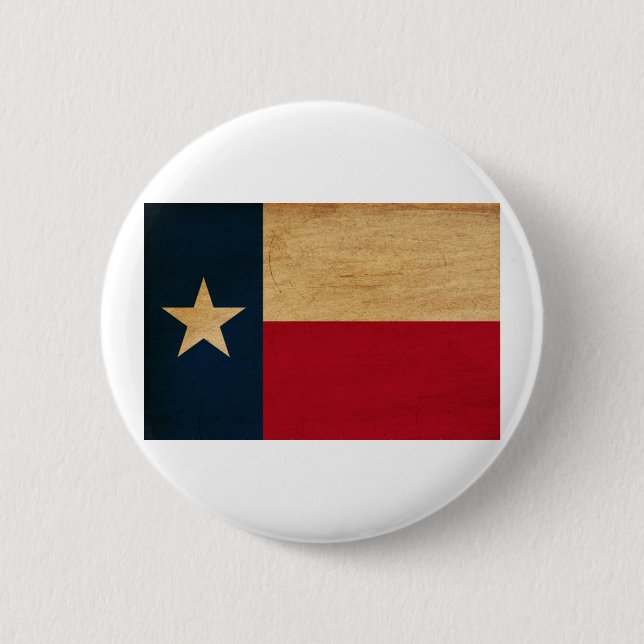 Bóton Redondo 5.08cm Bandeira de Texas (Frente)