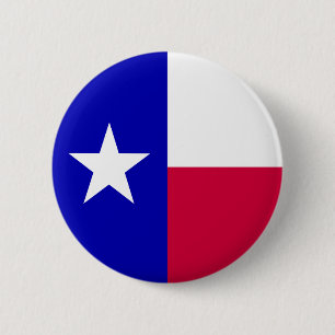Bóton Redondo 5.08cm Bandeira de Texas