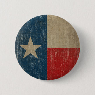 Bóton Redondo 5.08cm Bandeira de Texas do vintage