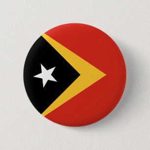 Bóton Redondo 5.08cm Bandeira de Timor Leste