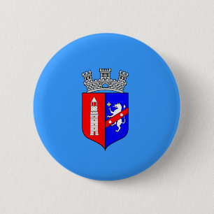 Bóton Redondo 5.08cm Bandeira de Tirana, Albânia