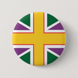 Bóton Redondo 5.08cm Bandeira de Union Jack