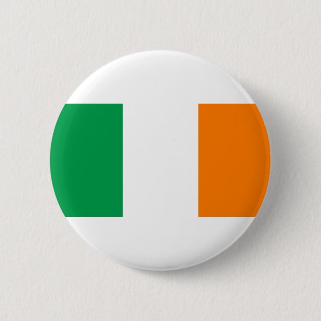 Bóton Redondo 5.08cm Bandeira/Dia de São Patrício irlandês (Frente)