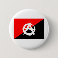 Bandeira do anarquista com símbolo de A