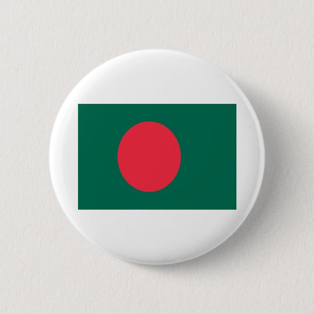 Bóton Redondo 5.08cm Bandeira do Bangladesh (Frente)