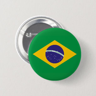 Bóton Redondo 5.08cm Bandeira do Brasil