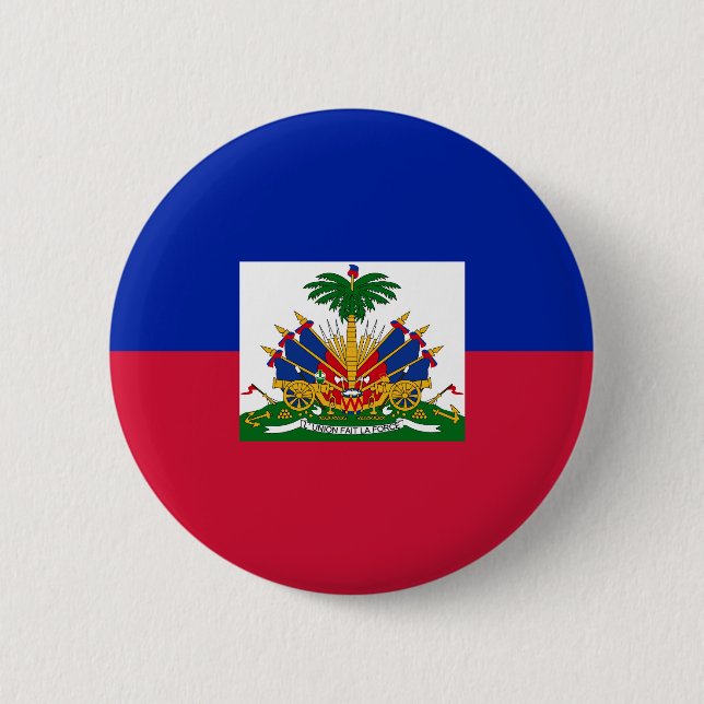 Bóton Redondo 5.08cm Bandeira do Haiti (Frente)