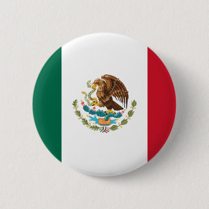 Bóton Redondo 5.08cm Bandeira do México