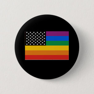 Bóton Redondo 5.08cm Bandeira do orgulho gay