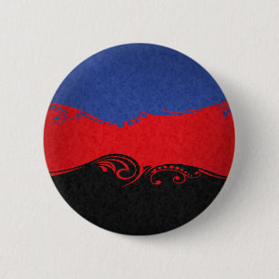 Bóton Redondo 5.08cm Bandeira do Ornamental de Polyamorous