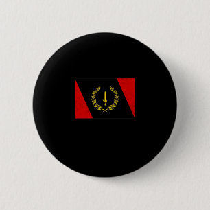 Bóton Redondo 5.08cm Bandeira do Patrimônio Negro Americano em 1967