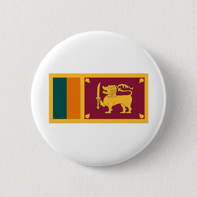 Bóton Redondo 5.08cm Bandeira do Sri Lanka (Frente)