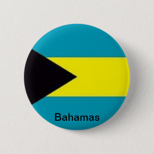 Bóton Redondo 5.08cm Bandeira dos Bahamas