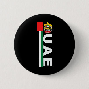 Bóton Redondo 5.08cm Bandeira dos Emirados Árabes Unidos no estilo fute