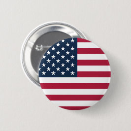 Bóton Redondo 5.08cm Bandeira dos Estados Unidos da América