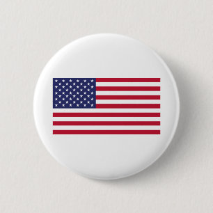 Bóton Redondo 5.08cm Bandeira dos Estados Unidos da América