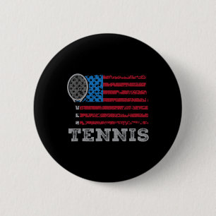 Bóton Redondo 5.08cm Bandeira Dos EUA Tenis Homens Mulheres EUA Amante