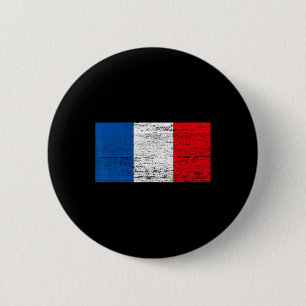Bóton Redondo 5.08cm Bandeira Francesa Bandeira da França Viva La Franç
