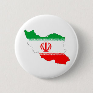 Bóton Redondo 5.08cm Bandeira iraniana