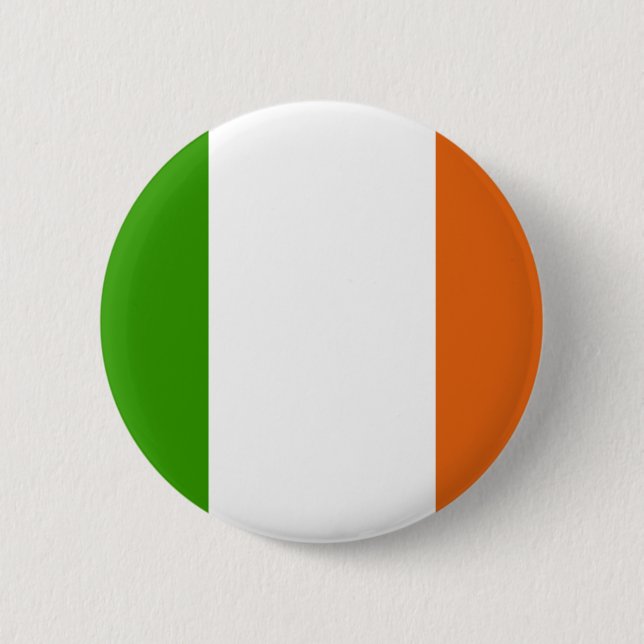 Bóton Redondo 5.08cm Bandeira irlandesa (Frente)