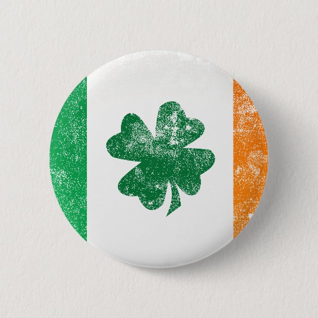 Bóton Redondo 5.08cm Bandeira irlandesa (Frente)