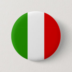 Bóton Redondo 5.08cm Bandeira italiana