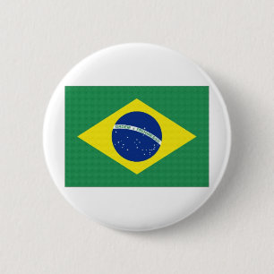 Bóton Redondo 5.08cm Bandeira nacional de Brasil