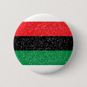 Bóton Redondo 5.08cm bandeira pan-africana, história negra afro-america