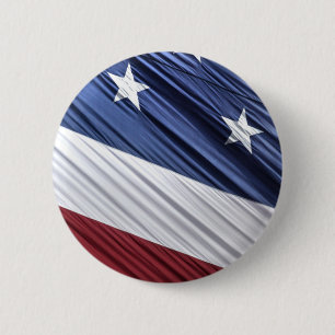 Bóton Redondo 5.08cm Bandeira patriótica americana do vermelho dos EUA