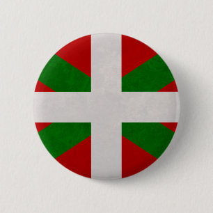 Bóton Redondo 5.08cm Bandeira Pays Basque Euskadi